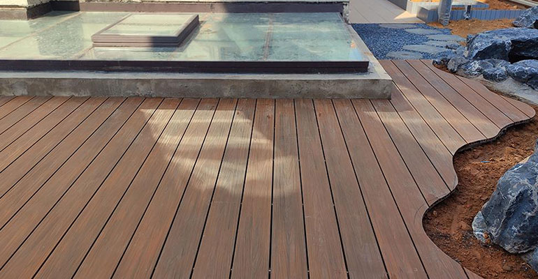 WPC decking does not require staining or sealing.