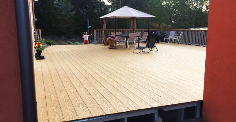 How to restore faded composite decking