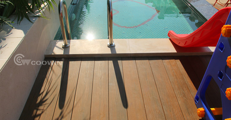 swimming pool composite decking
