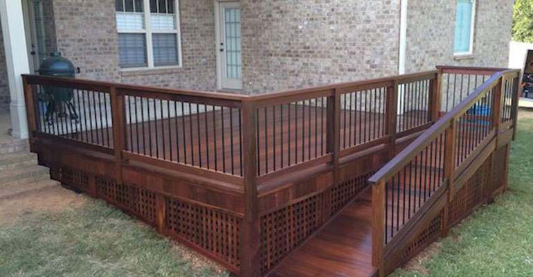 Deck Ramp for Wheelchairs