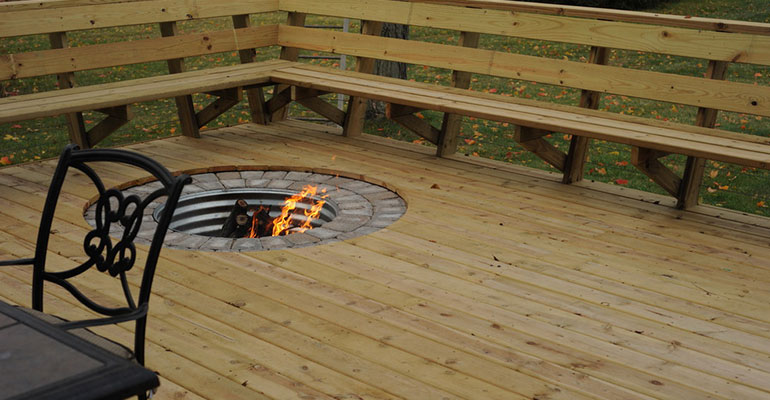 Built-in Fire Pits