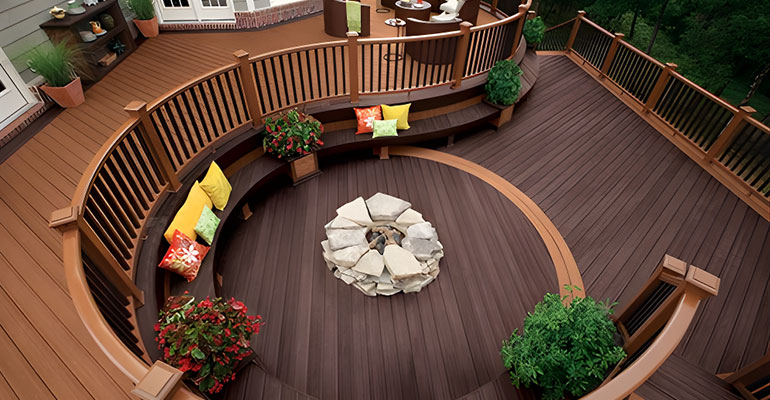 Curved Deck Benches