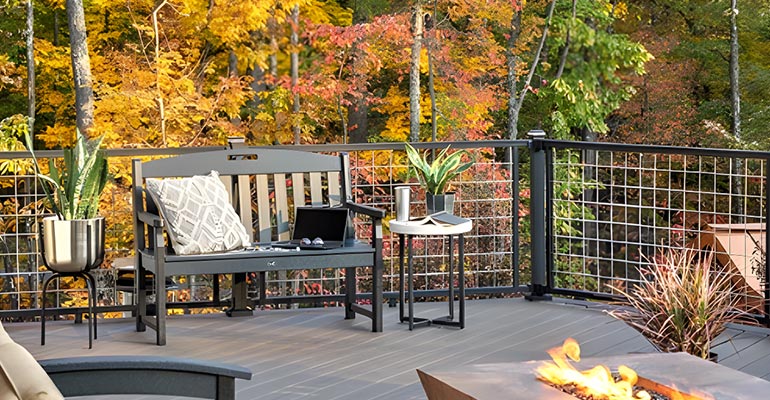 Freestanding Armor Benches with Backrests